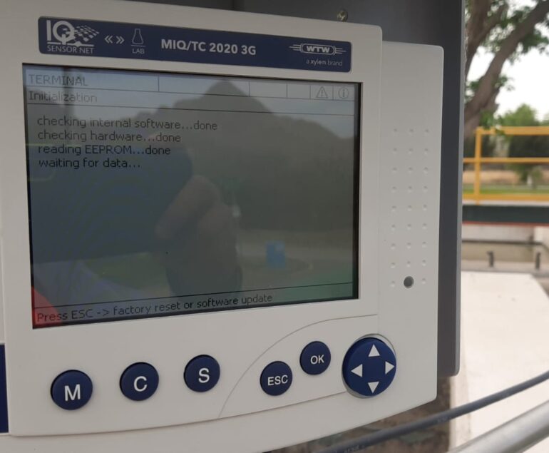 Instalación de sistema IQ sensor net 15